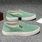 Breathable Canvas Slip-On Shoes