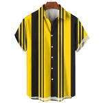 Striped Short-Sleeve Summer Shirt