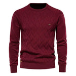 Men's Theodor Sweater with Diamond Pattern