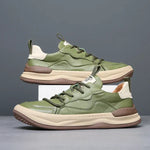 High-Sole Leather Shoes