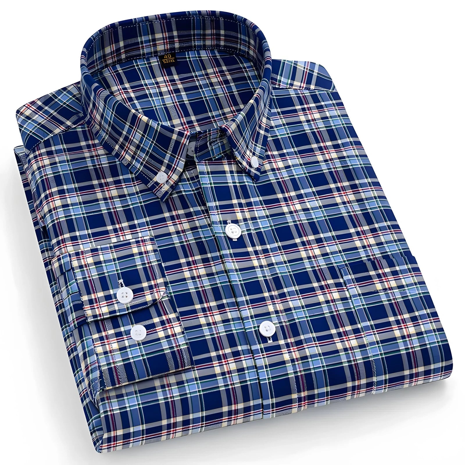Cotton Oxford Shirt Dark Blue