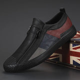 Leather Zip Shoes