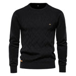 Men's Theodor Sweater with Diamond Pattern