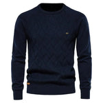 Men's Theodor Sweater with Diamond Pattern