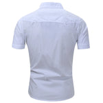 Cotton Cargo Shirt with Short Sleeves