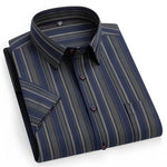 Cotton Shirt with Short Sleeve