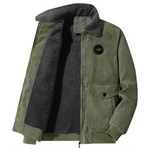 Elegant Corduroy Fleece Jacket