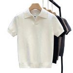 Breathable Knit Polo Shirt