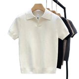 Breathable Knit Polo Shirt