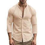 Casual Summer Cotton and Linen Shirt