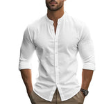 Casual Summer Cotton and Linen Shirt