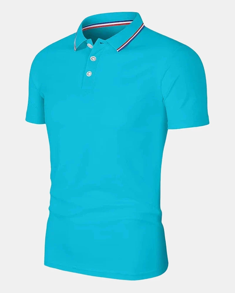 Men's Polo Shirt in Sky Blue