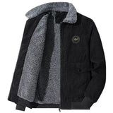 Elegant Corduroy Fleece Jacket