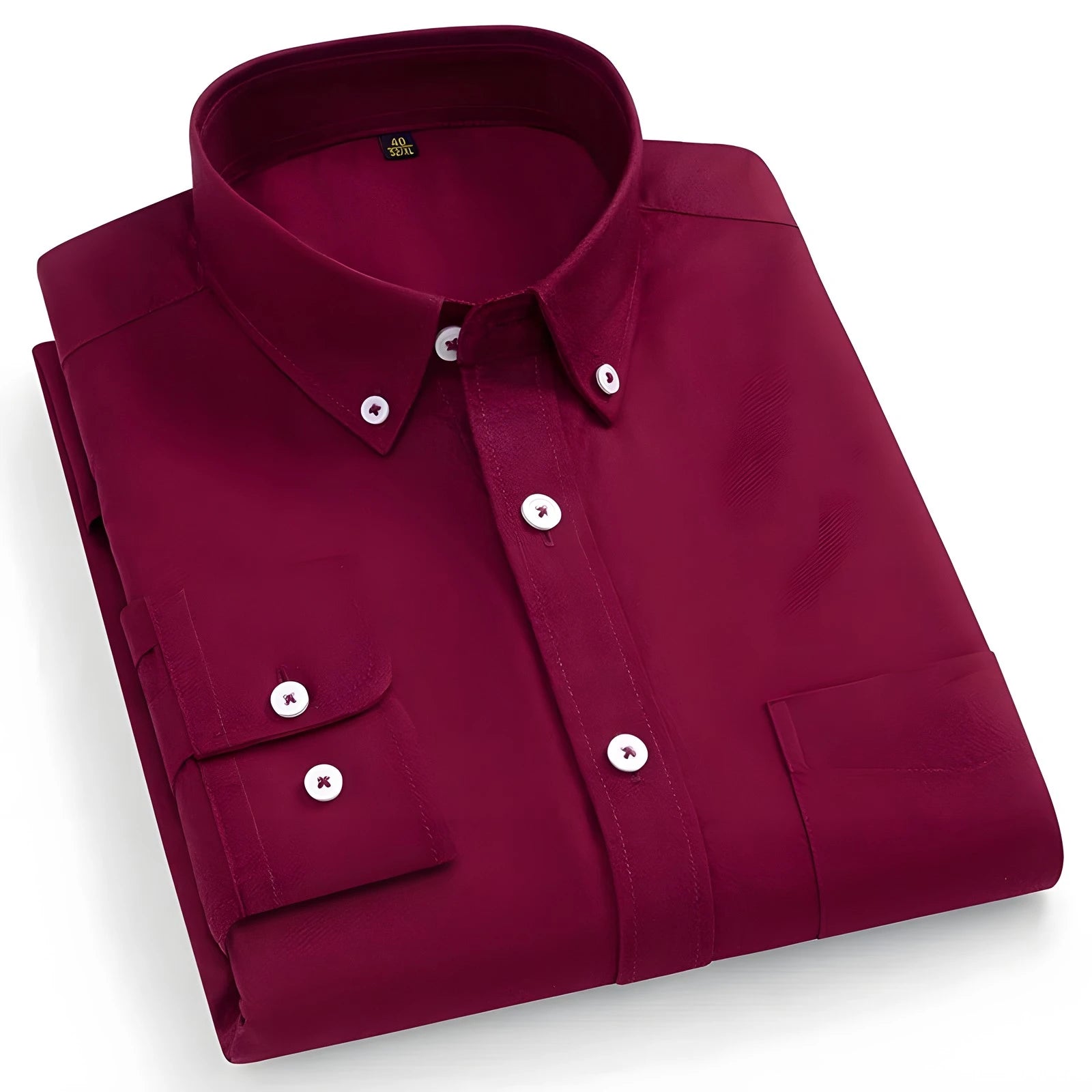 Cotton Oxford Shirt Red