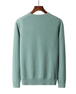 Wool Sweater with V-Neckline
