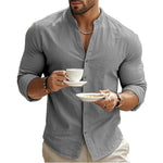 Casual Summer Cotton and Linen Shirt