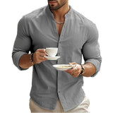 Casual Summer Cotton and Linen Shirt