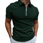 Polo Shirt with Zipper