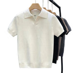 Breathable Knit Polo Shirt