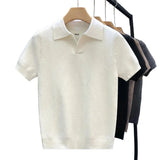 Breathable Knit Polo Shirt