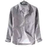 Casual Cotton-Linen Shirt