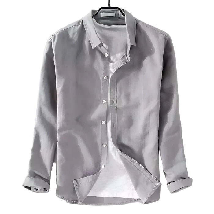 Casual Cotton-Linen Shirt