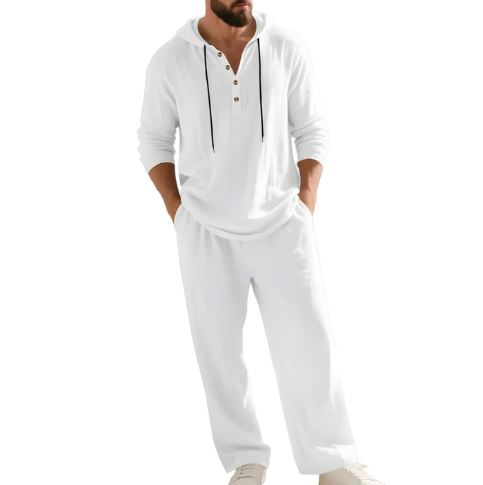 Zalecta - Linen Loungewear Set