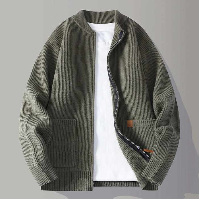 Men's Knit Cardigan, Elegant