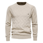 Men's Theodor Sweater with Diamond Pattern