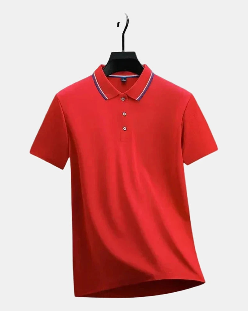 Men's Polo Shirt in Red