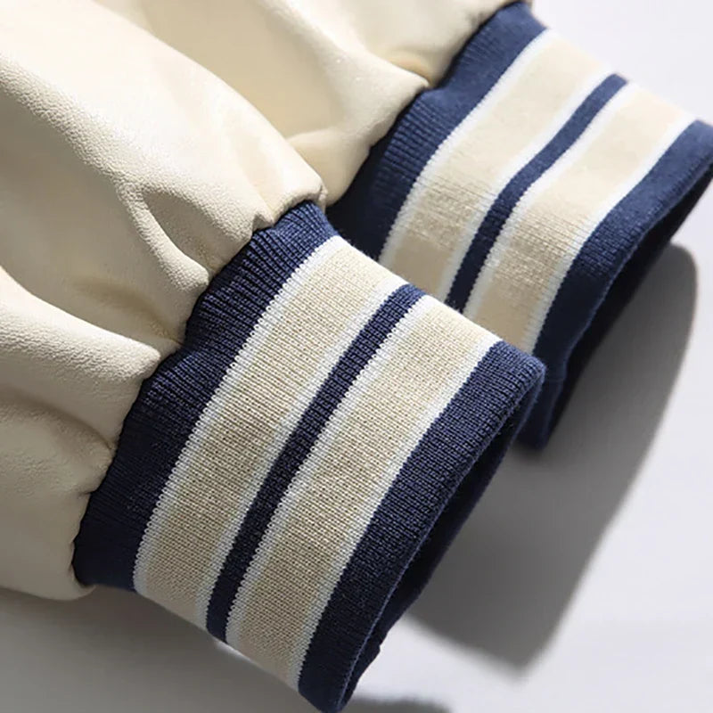 Men's Baseball Jacket Blue