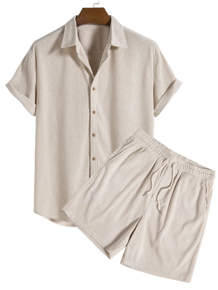 Shirt Set - Velour Cords