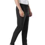 Men's Pants with Drawstring - Black