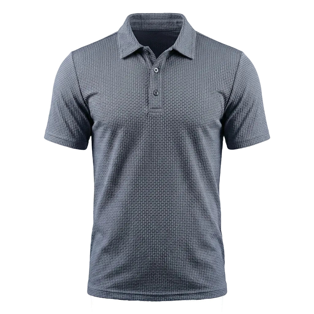 Capri – Ultra-Comfortable Polo Shirt for Men Silver Gray
