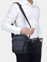 Simon™ - Leather Messenger Bag