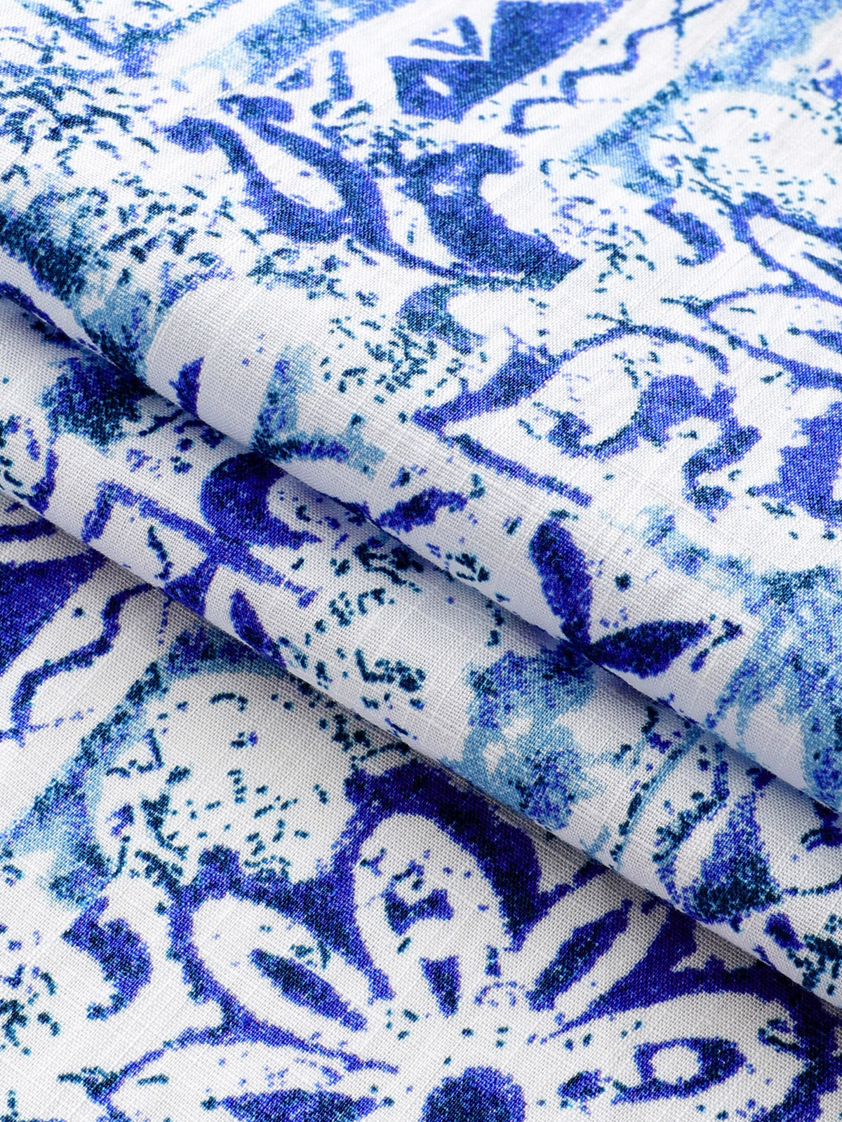 Hawaiian Geometric Floral Print Summer Shirt