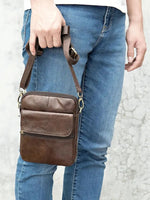 Tobias™ - Leather Crossover Bag