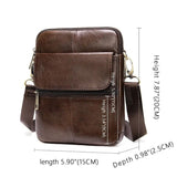 Tobias™ - Leather Crossover Bag