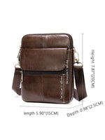 Tobias™ - Leather Crossover Bag