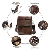 Tobias™ - Leather Crossover Bag