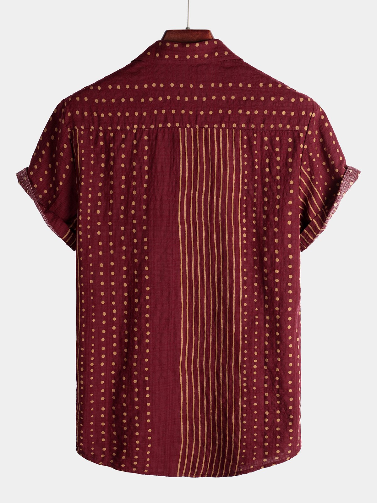 Striped Short-Sleeve Breathable Shirts