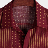 Striped Short-Sleeve Breathable Shirts