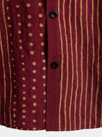 Striped Short-Sleeve Breathable Shirts