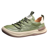 High-Sole Leather Shoes