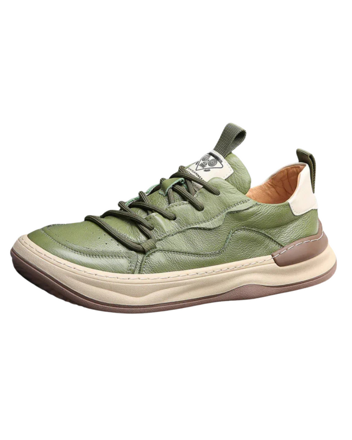 High-Sole Men's Leather Shoes