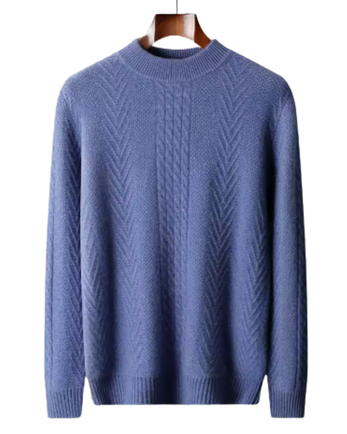 Mizar Men's Cashmere Sweater, Patterned