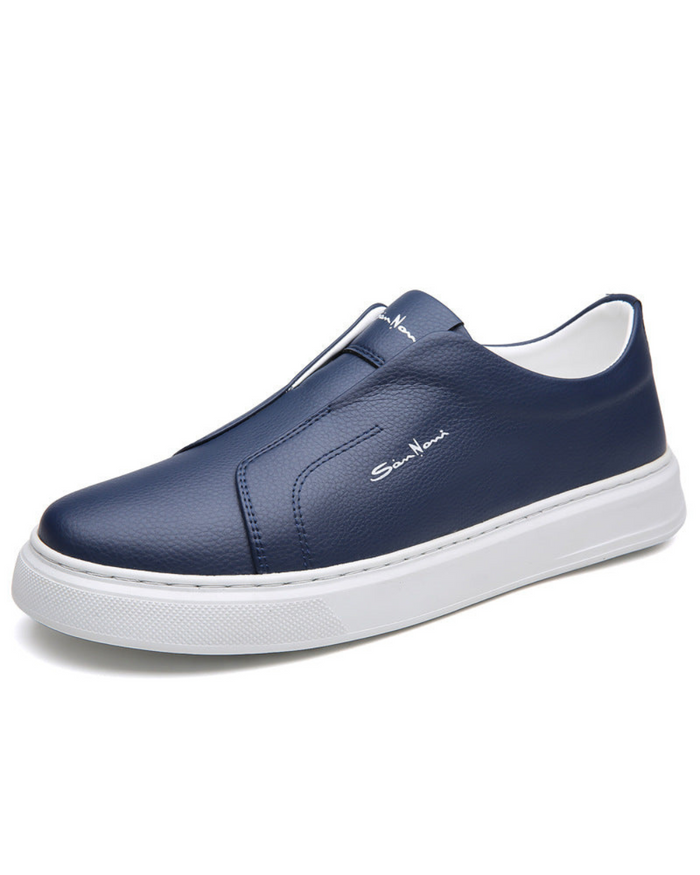Men's Leather Shoes, Slip-On