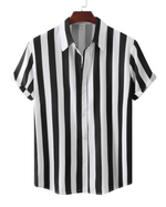 Breathable Striped Summer Shirt