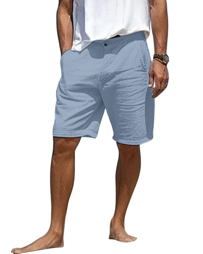 Men's Linen Shorts, Elegant