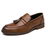 Leather Moccasins with Tassels